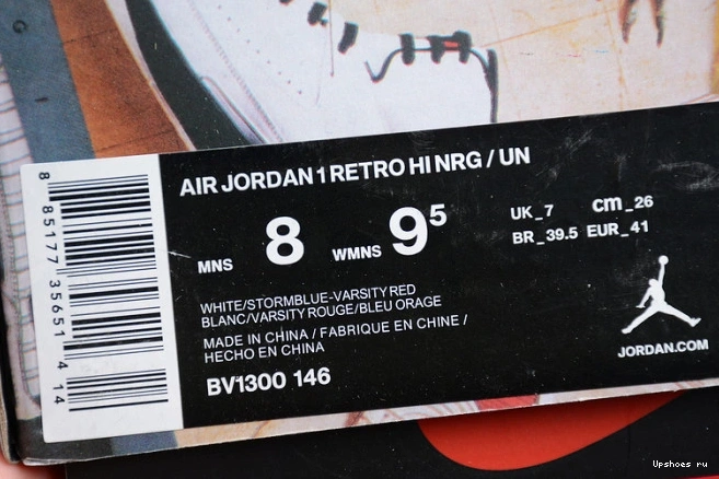 1  'Union' Hi Jordan Retro BV1300-146 Un Nrg Air 0209